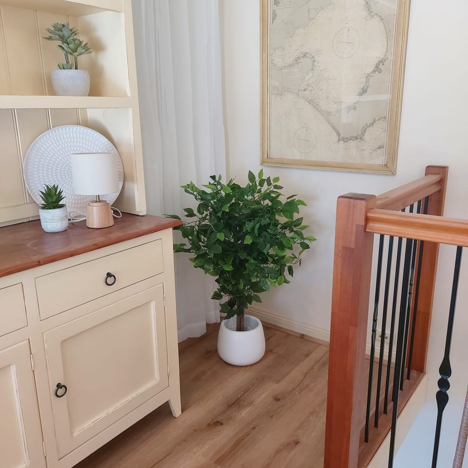 Upstairs living