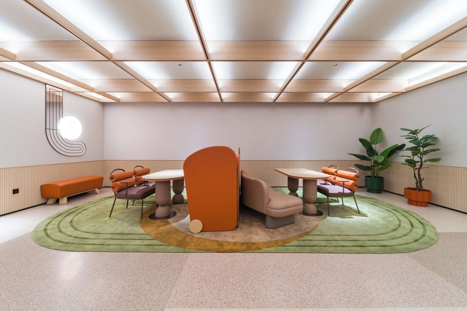 Lobby sitting area