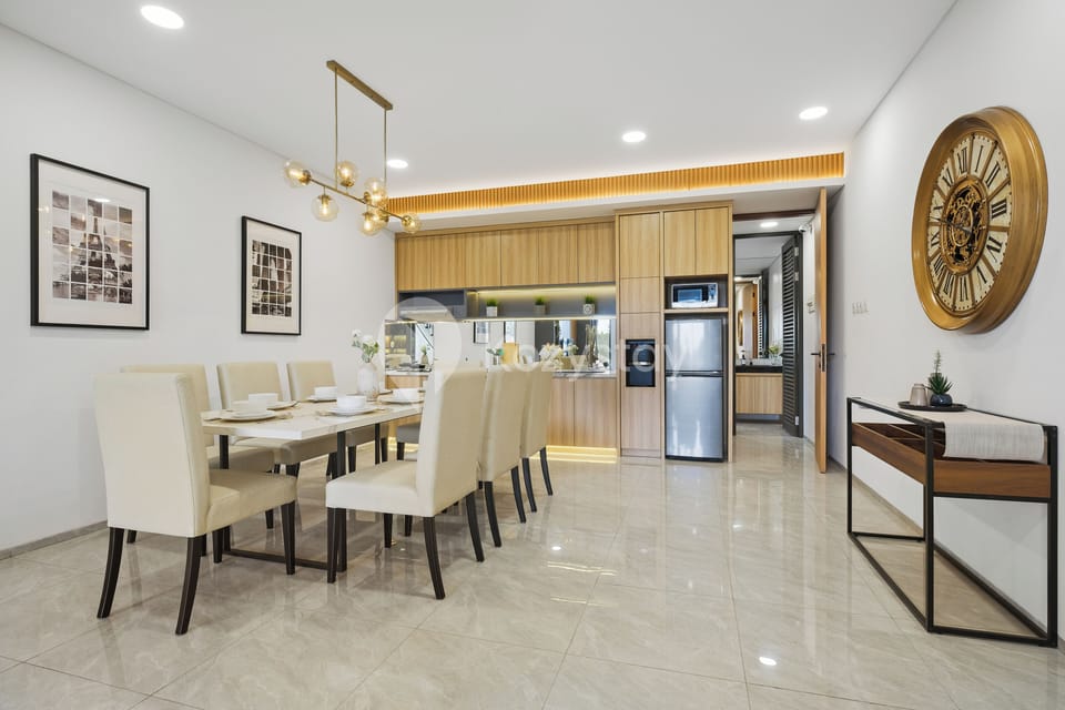 Apartment, 3 Bedrooms, River View | Living area | 55-inch Smart TV with cable channels, Netflix, streaming services
