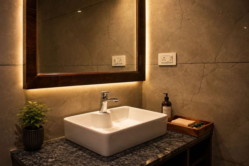 Premium Double Room, Balcony | Bathroom sink