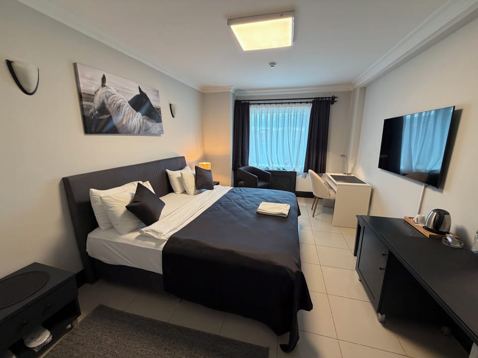 Double Room Single Use, 1 King Bed, City View | In-room safe, desk, laptop workspace, blackout drapes