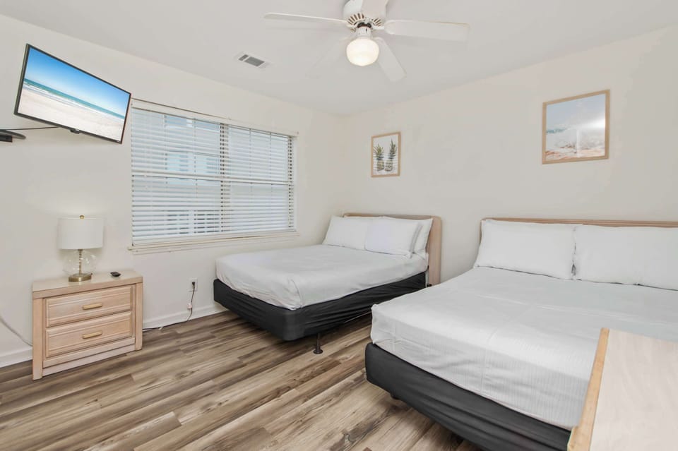 Drift off to sleep in a serene Myrtle Beach retreat designed for deep relaxation and sweet dreams.

