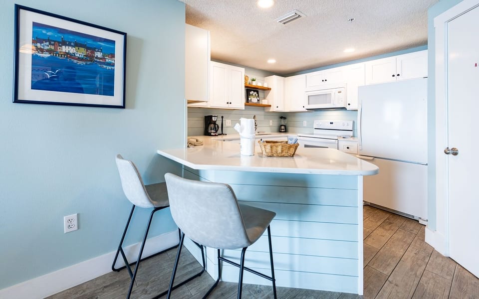 Condo, 2 Bedrooms | Private kitchen | Coffee/tea maker, fridge, oven