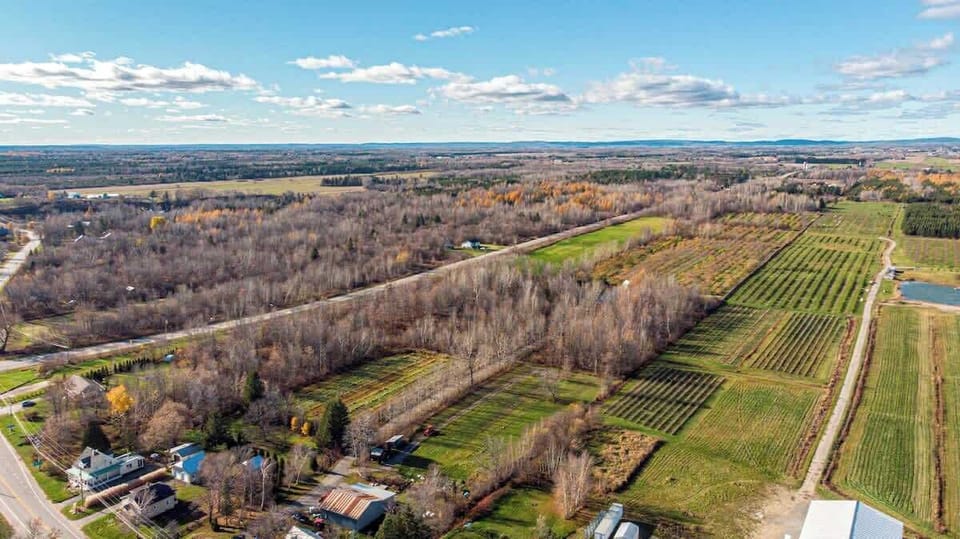 Expansive countryside views surrounding the property, offering a peaceful atmosphere