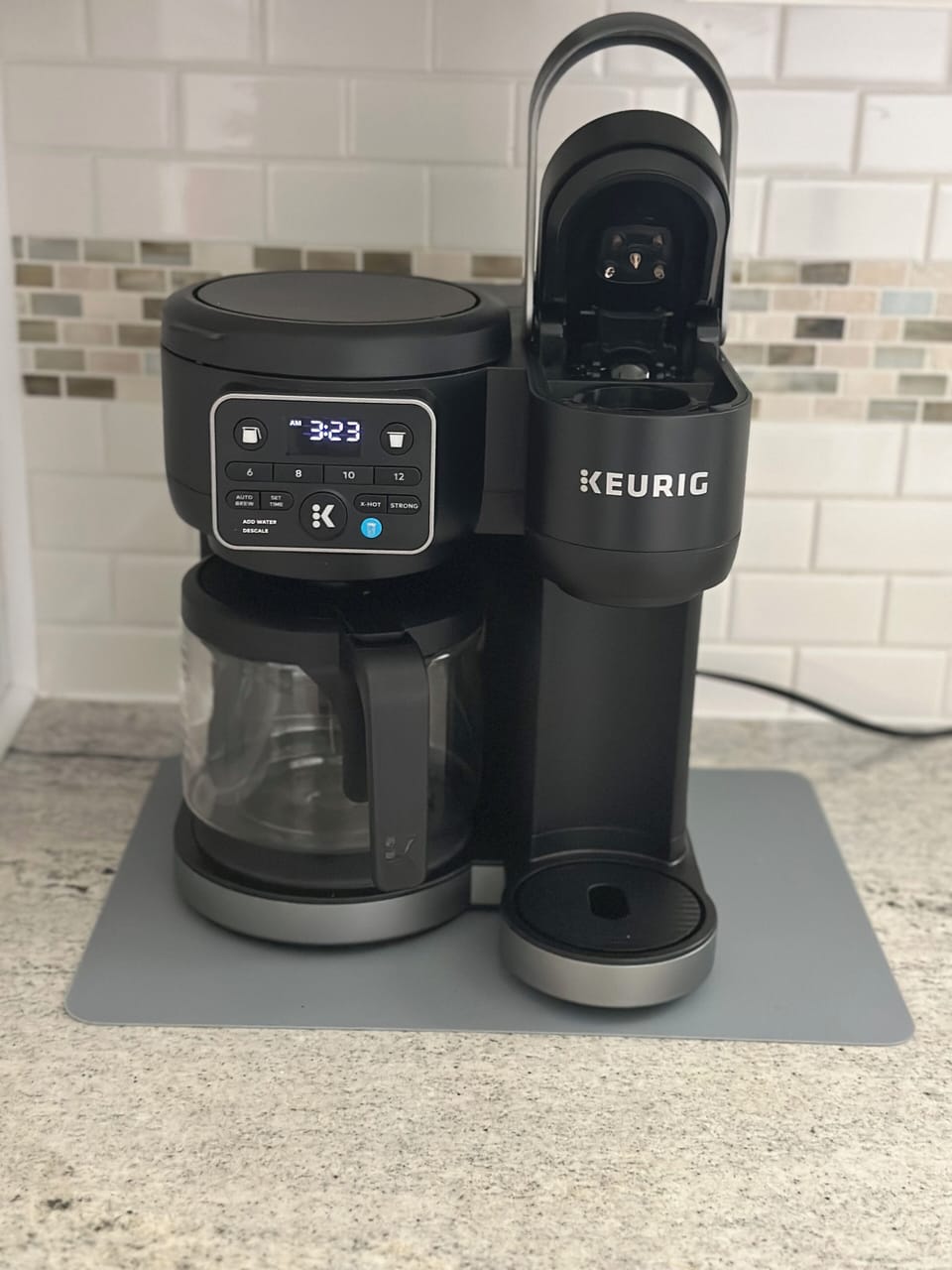 Dual K-Cup Coffee Maker.