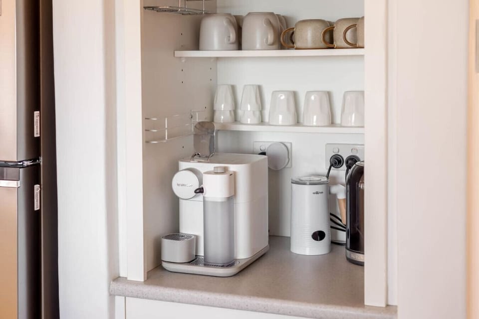 Start your day with coffee from the Nespresso machine before heading out to explore Encounter Bay.