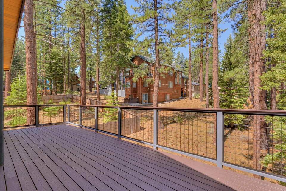 Deck w/ Forest Views