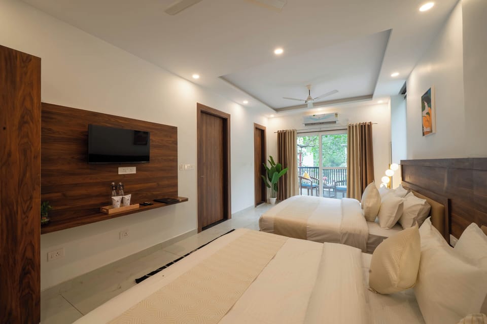Family Quadruple Room, Balcony, Hill View | Soundproofing, free WiFi