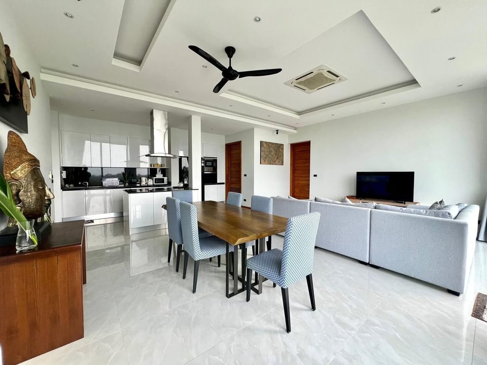 Family Villa, Sea View | Living area