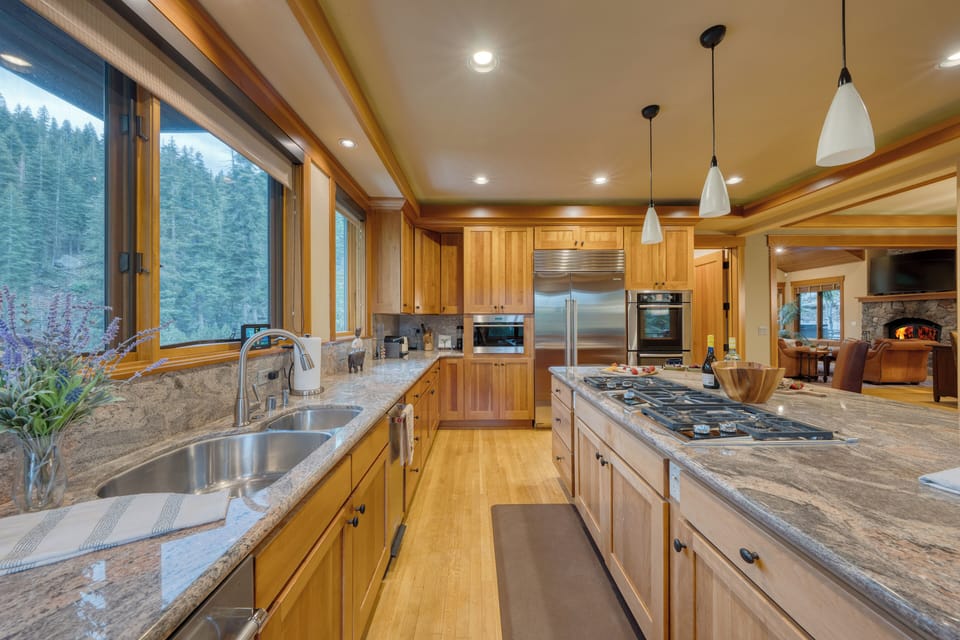 Fully stocked with reliable appliances and utensils.