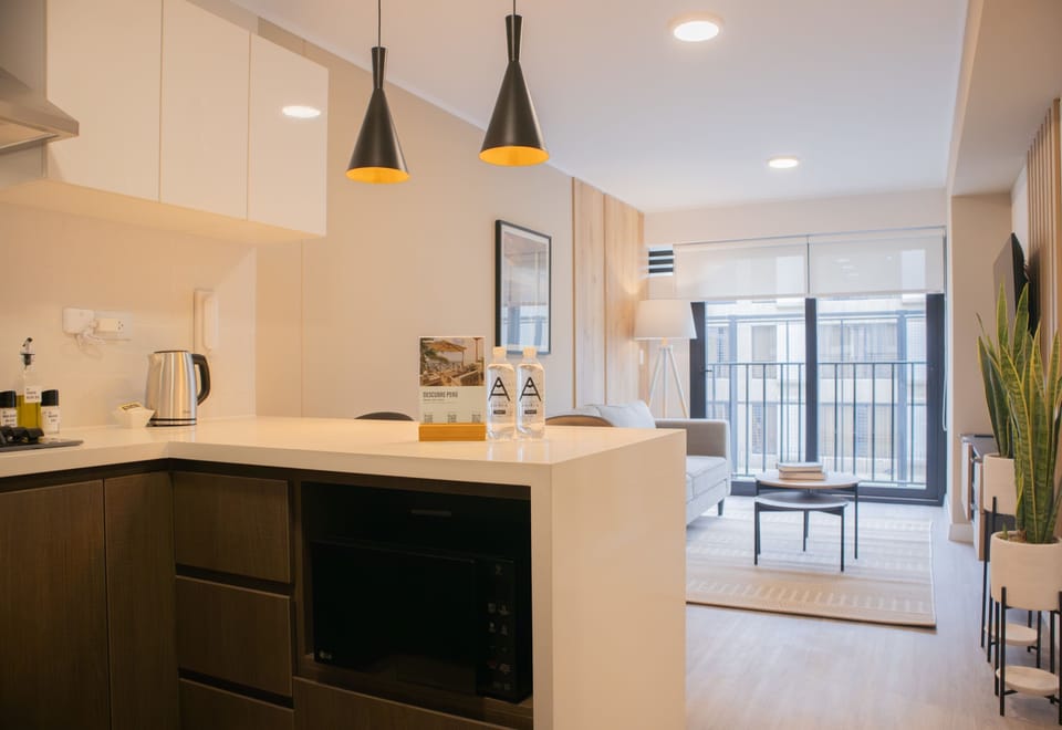 Kitchen with appliances