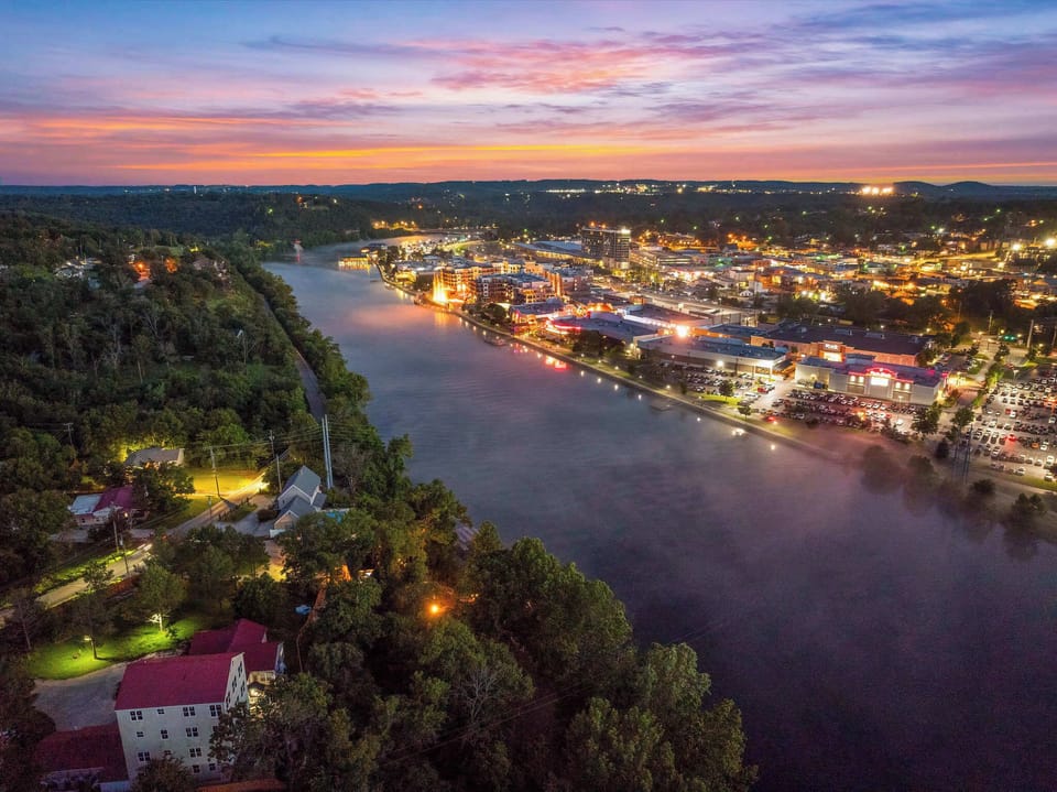 The home is a great place to stay in or go out in Branson!