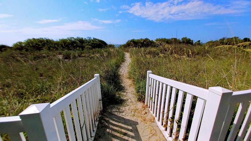 Short walk to the beach.