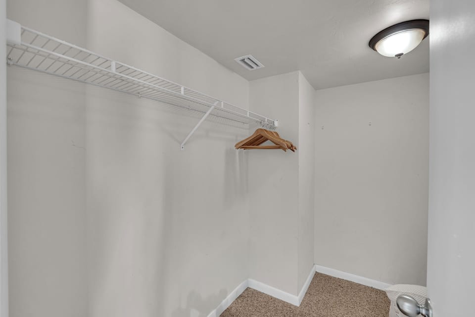 Large walk in closet