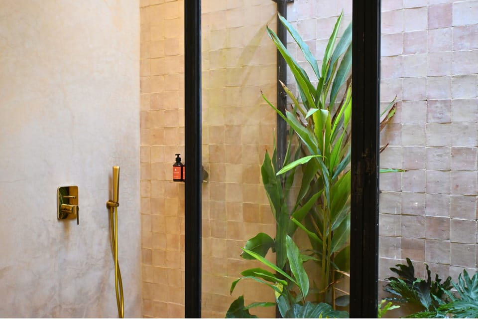 Senior Suite | Bathroom | Shower, rainfall showerhead, free toiletries, hair dryer