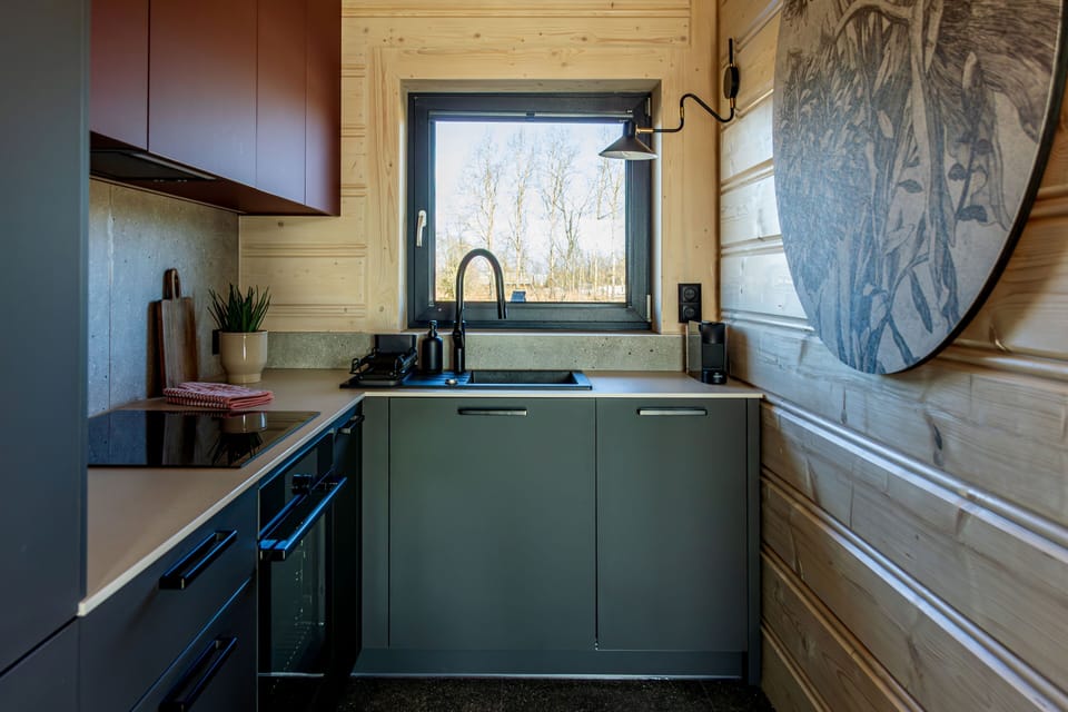 Deluxe Chalet, Mountain View | Private kitchen | Electric kettle