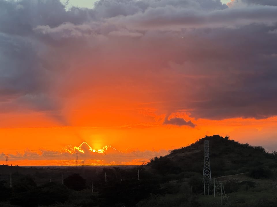 Spectacular Sunsets over the Caribbean Sea right from Front Balcony 