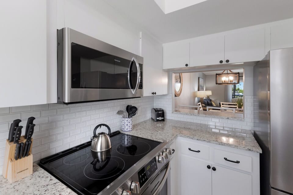 Updated stainless steel appliances