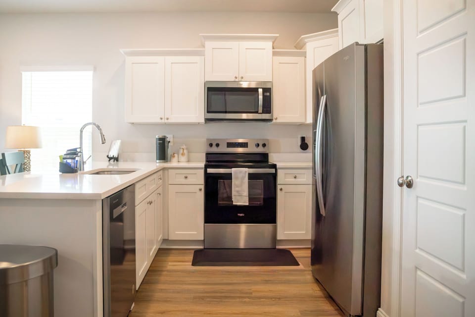 Full kitchen loaded with everything you need to prepare meals