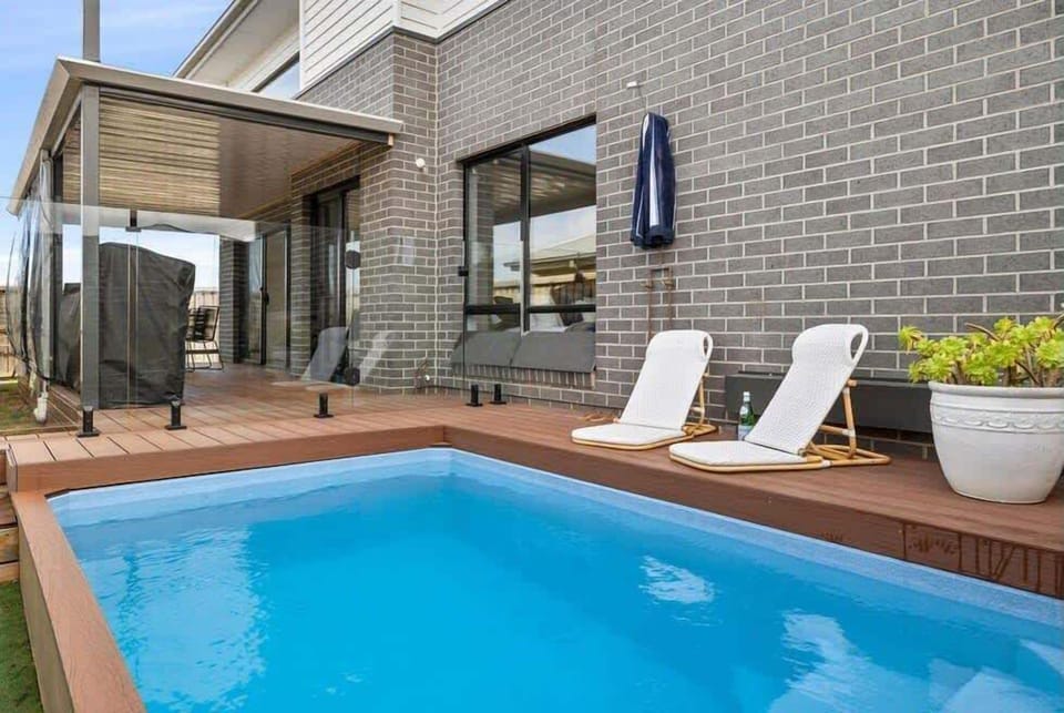 Enjoy the heated, salt-chlorinated plunge pool year-round
