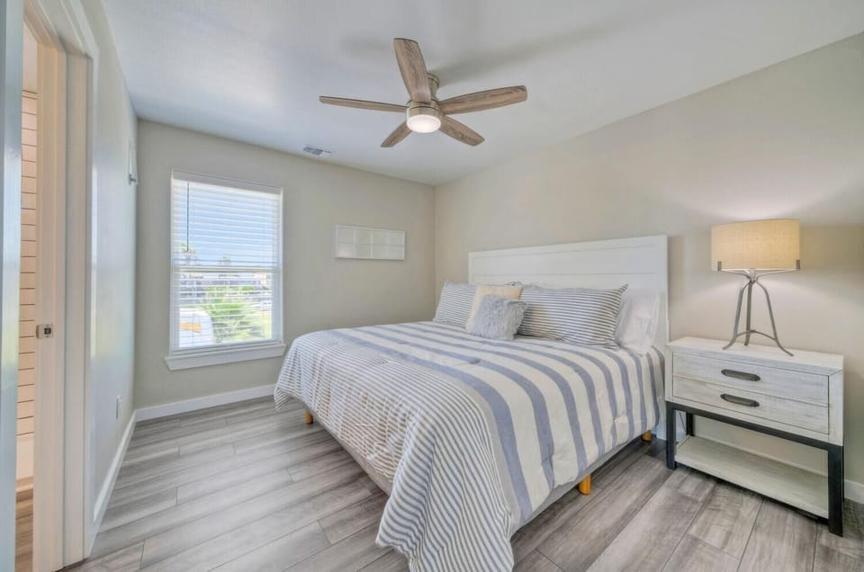 Bedroom 2 features a king bed. (Dean Marlin)
