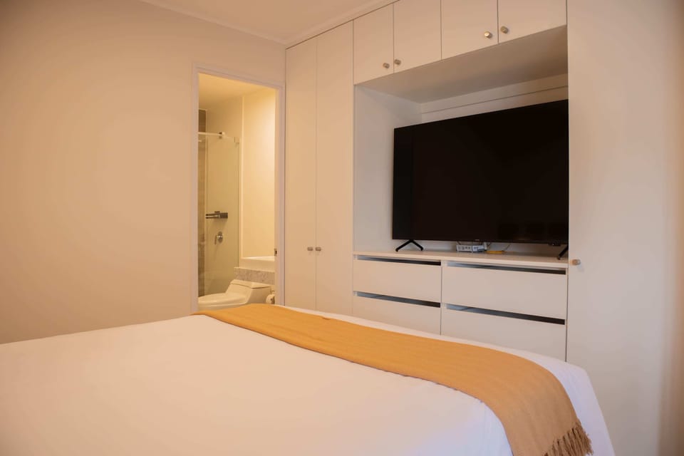 Bedroom with wardrobe