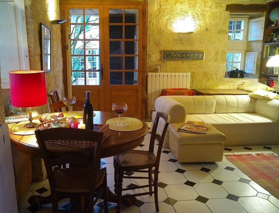 Warm comfy atmosphere, romance is in the air. 
