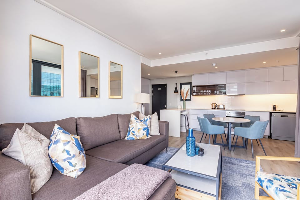Superior Apartment, Balcony, City View | Living area