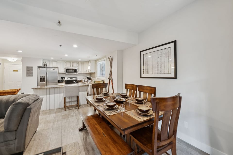 Cozy dining space designed for connection and comfort.