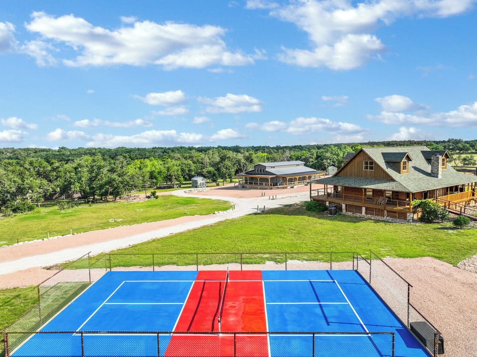 There is a pickleball court on the ranch for guest usage.