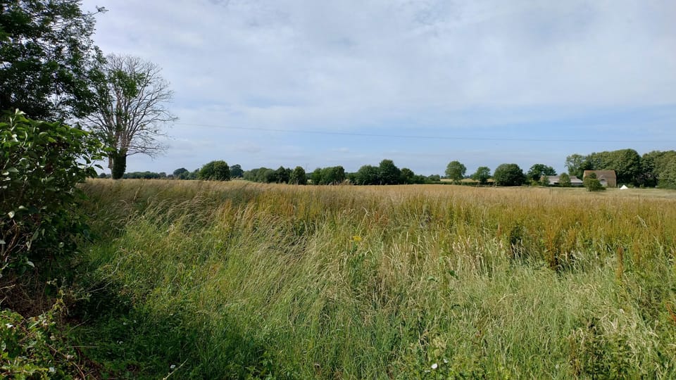 Far reaching countryside views surround you