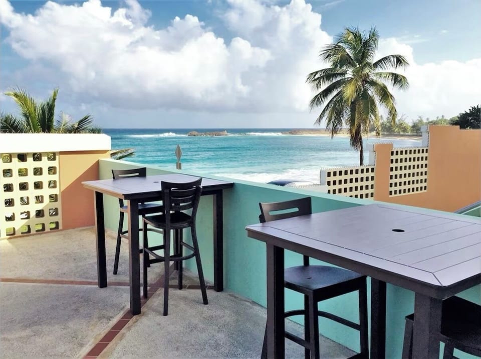 Relax poolside or play games