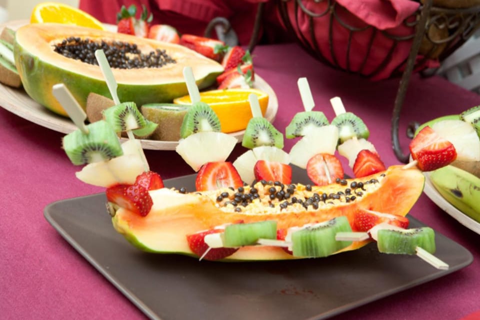 Daily buffet breakfast for a fee