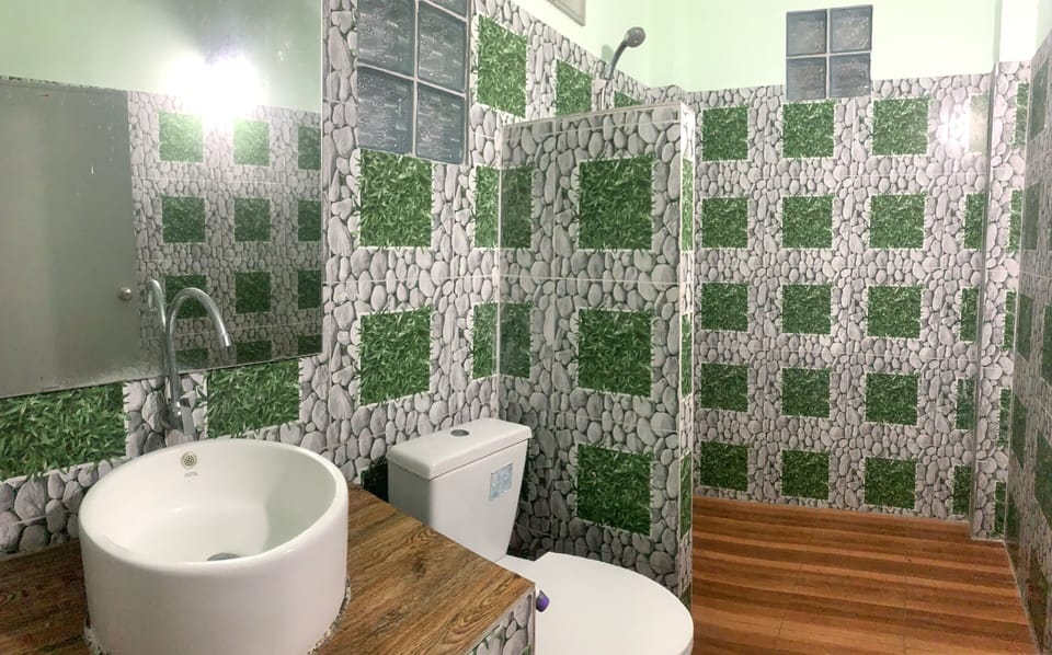 Twin Room | Bathroom | Shower, towels