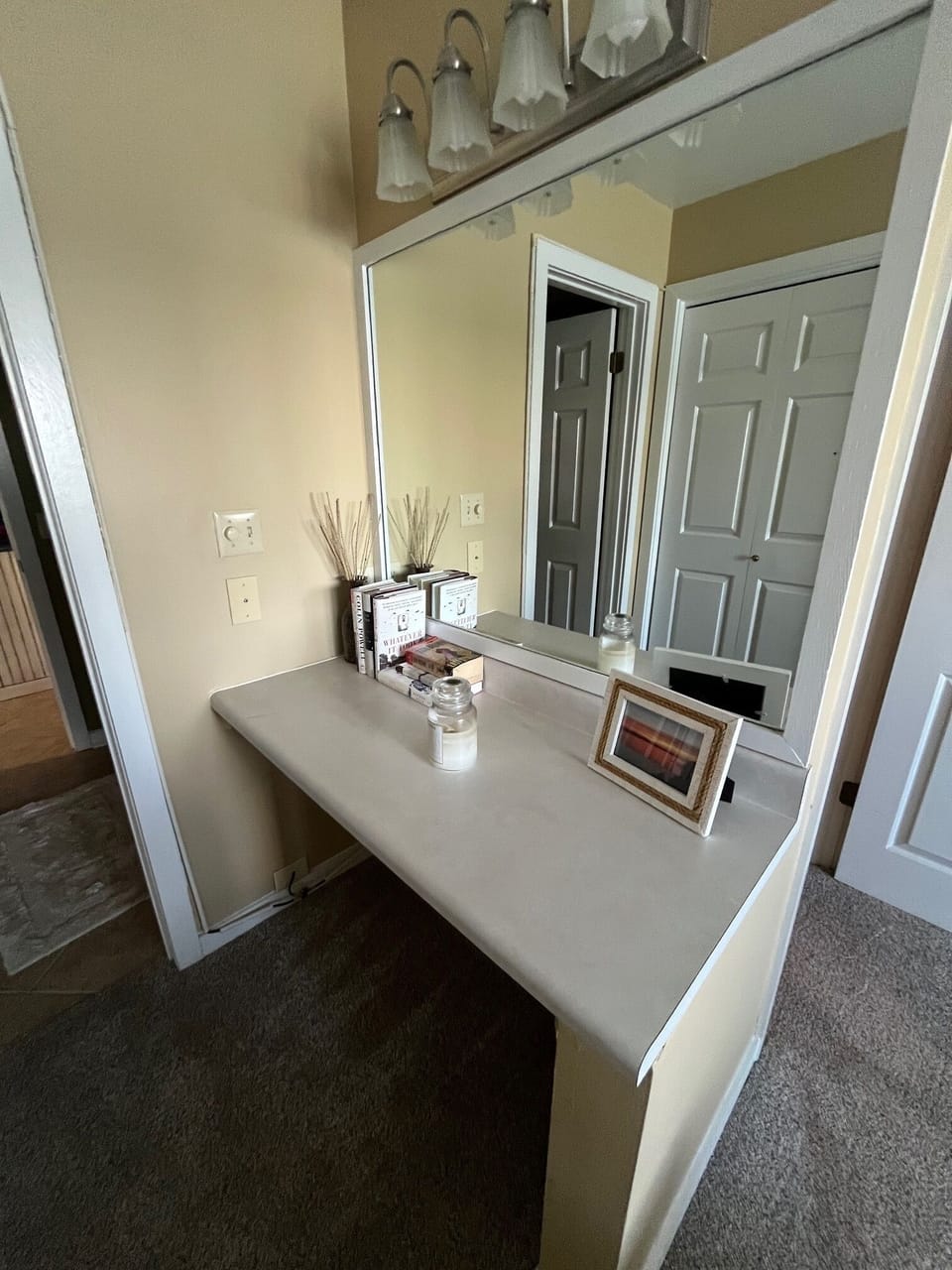 Vanity area in bedroom 2