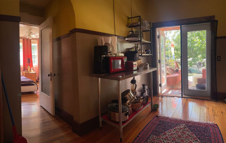 Kitchen and Bedroom