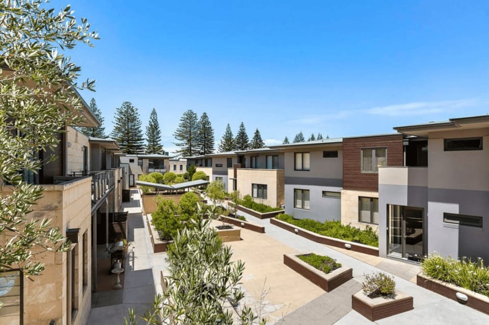 View of townhouse complex
