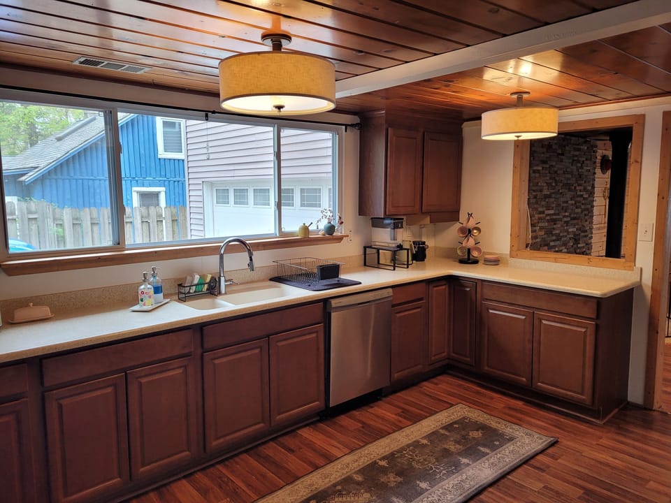 KITCHEN:  The large kitchen with all the necessities you need for making a great meal 