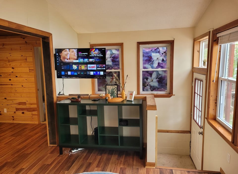 LIVING ROOM #1:  The living room's TV