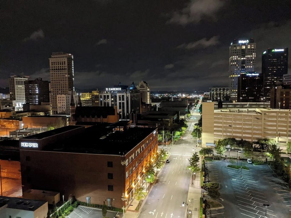 City view from property