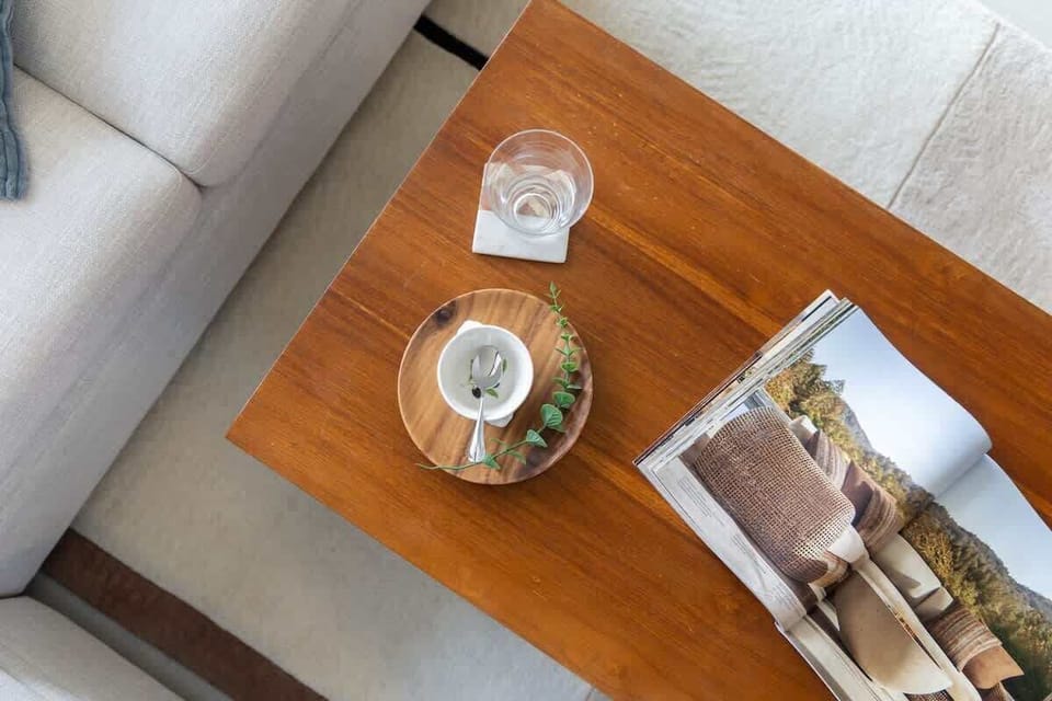 Decorative details in the living area