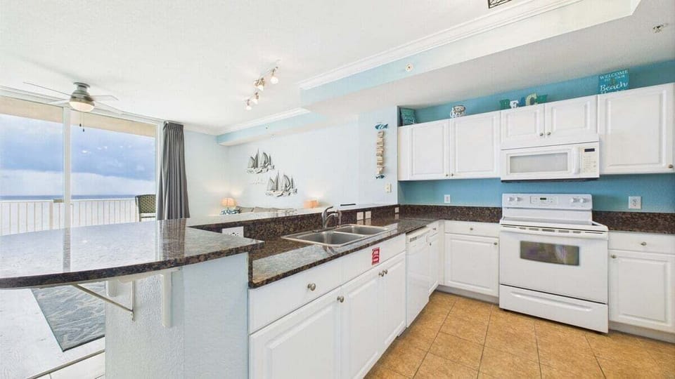 Full kitchen with all the cooking essentials