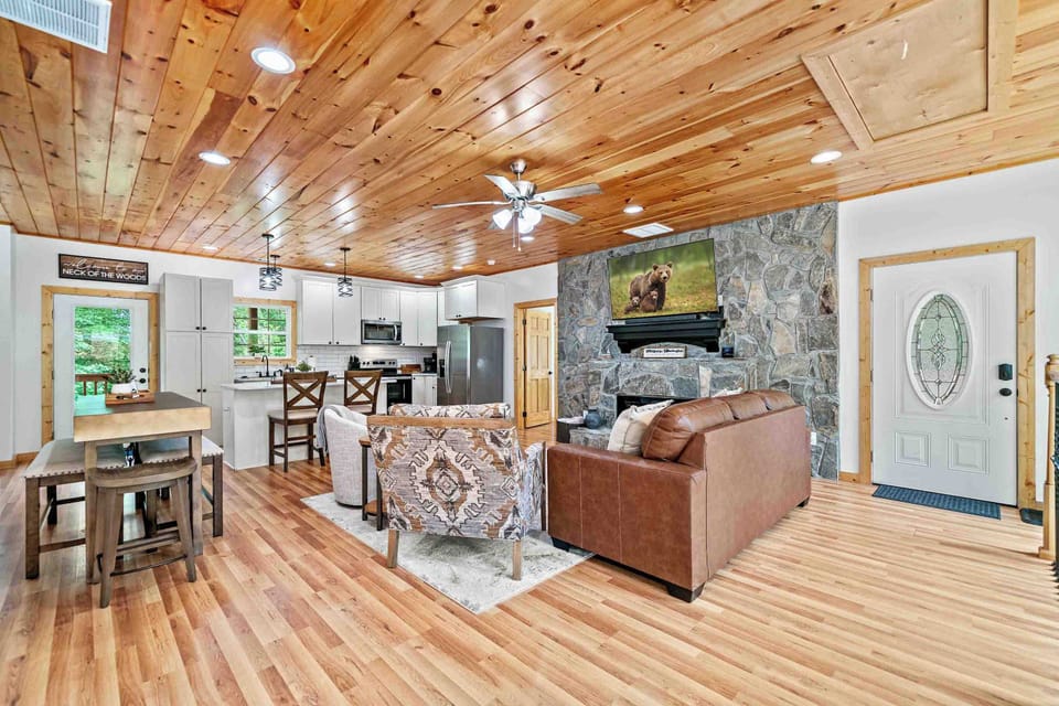 Enjoy the open concept floor plan