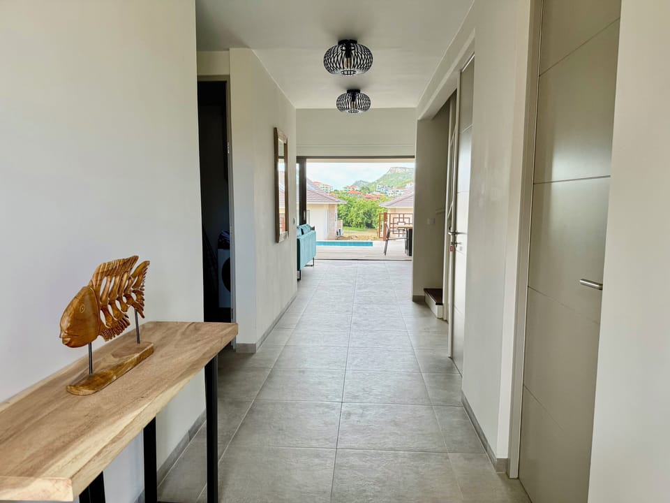 Hallway with view