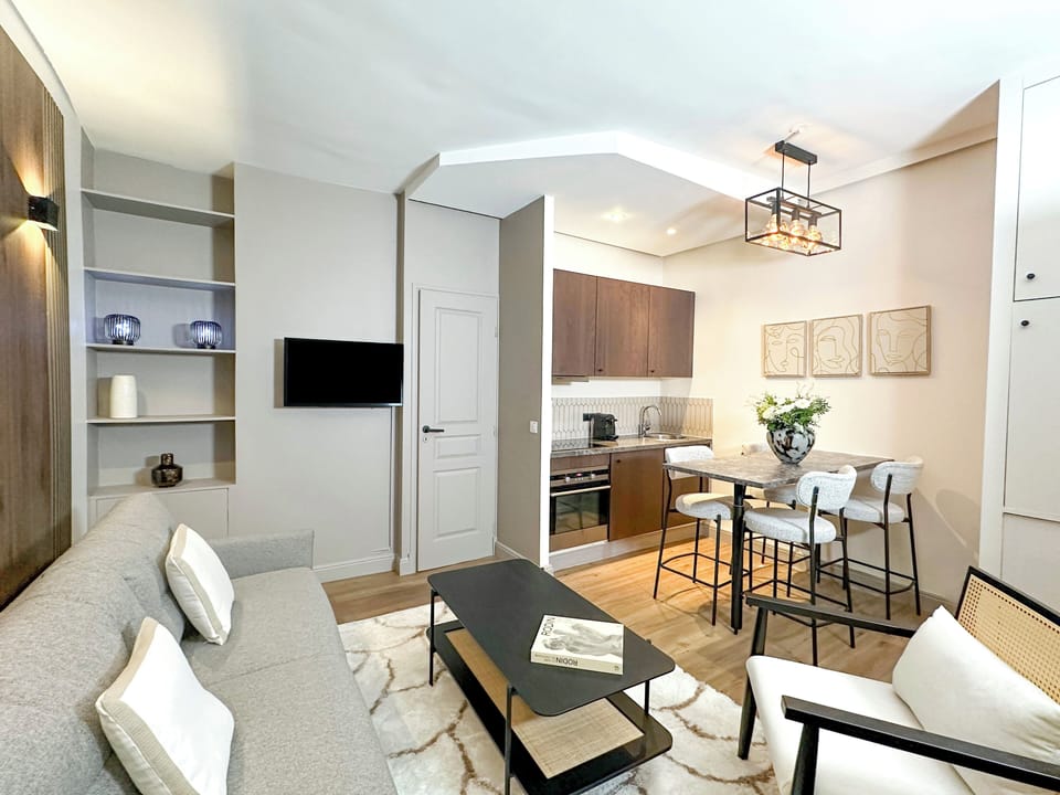 Superior Apartment | Living area | 80-cm Smart TV with digital channels