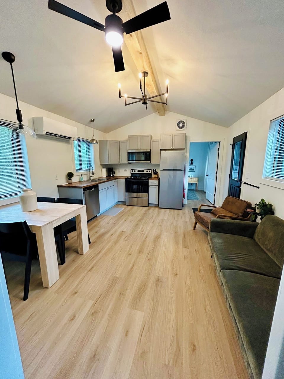 Living, Kitchen, Dining