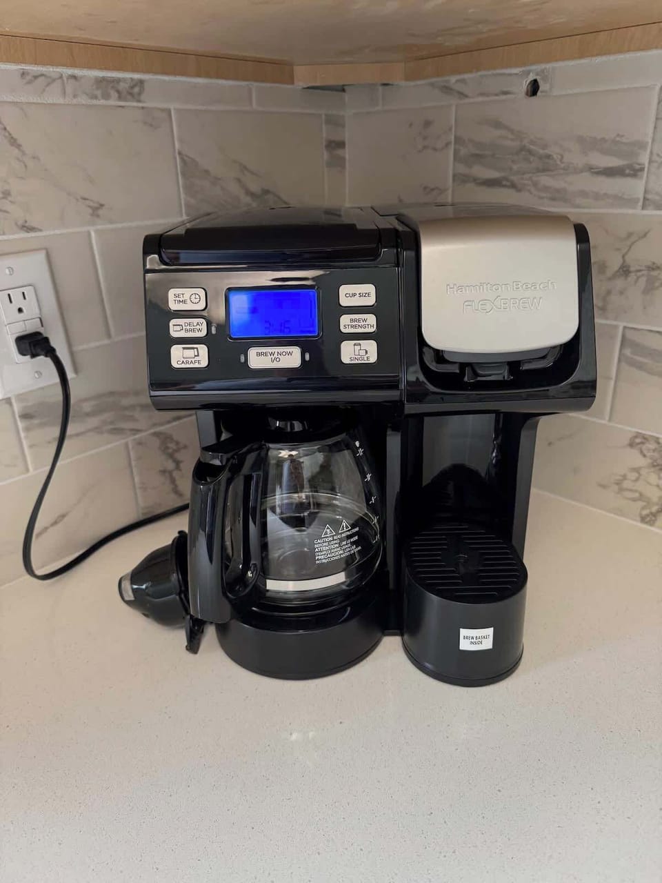 Coffee maker is drip as well as K-Cup