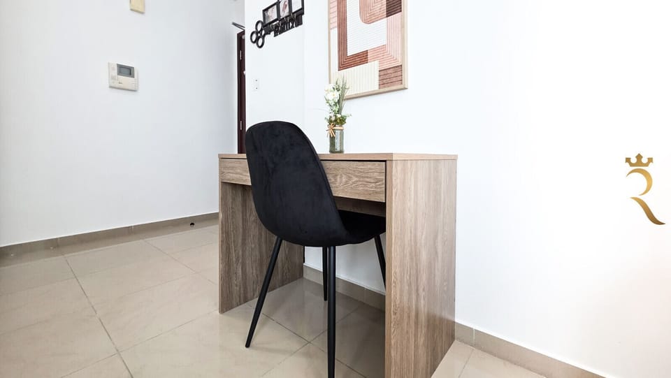 Our comfortable study space provides the perfect spot for remote work, studying, or catching up on emails.