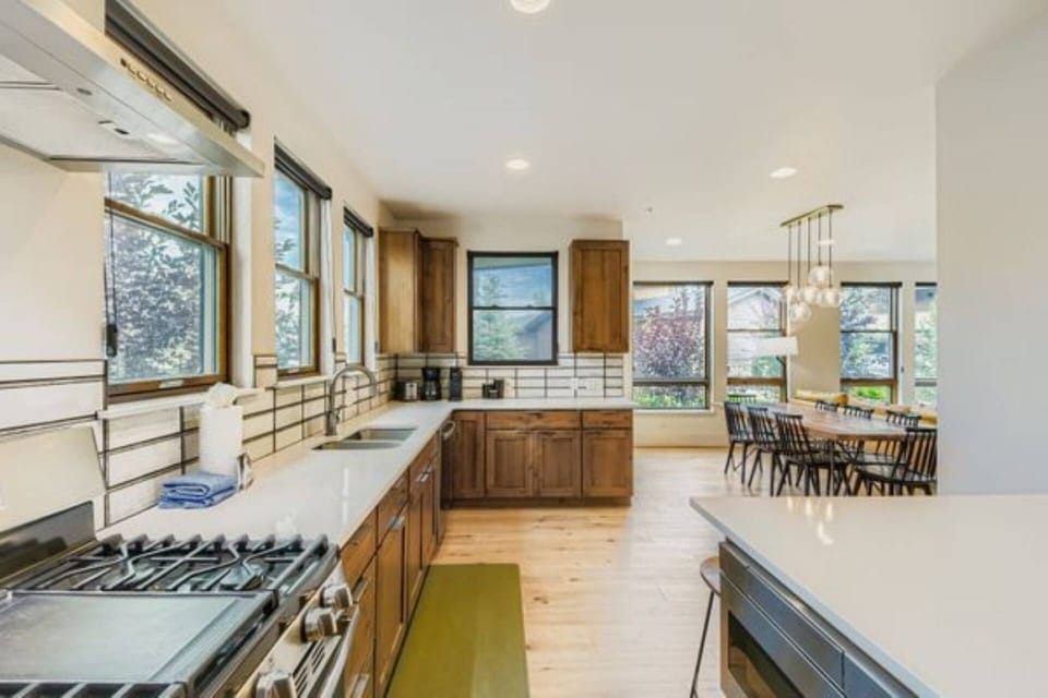 Modern Kitchen Has Plenty of Counter Space