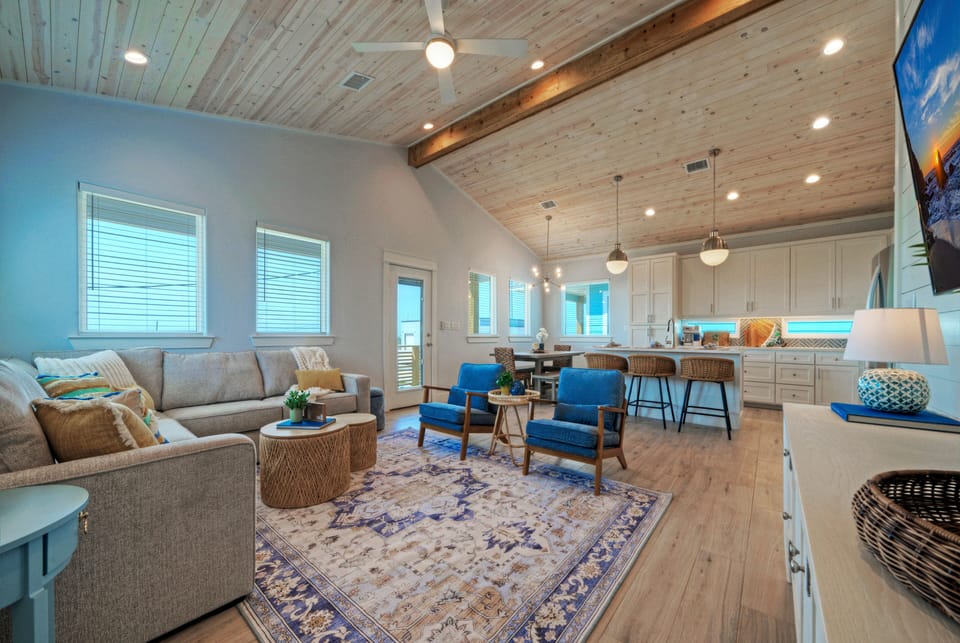 Open concept layout.